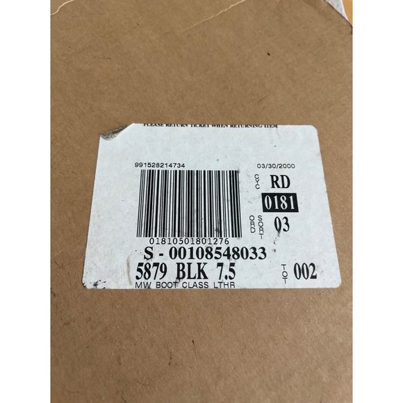 Classique black leather knee high small heeled zipper boots size 7.5 NWT - Picture 7 of 7